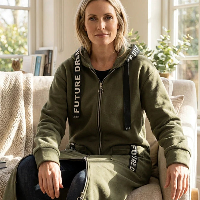 💃Oversized Hooded Sweatshirt Coat for Women