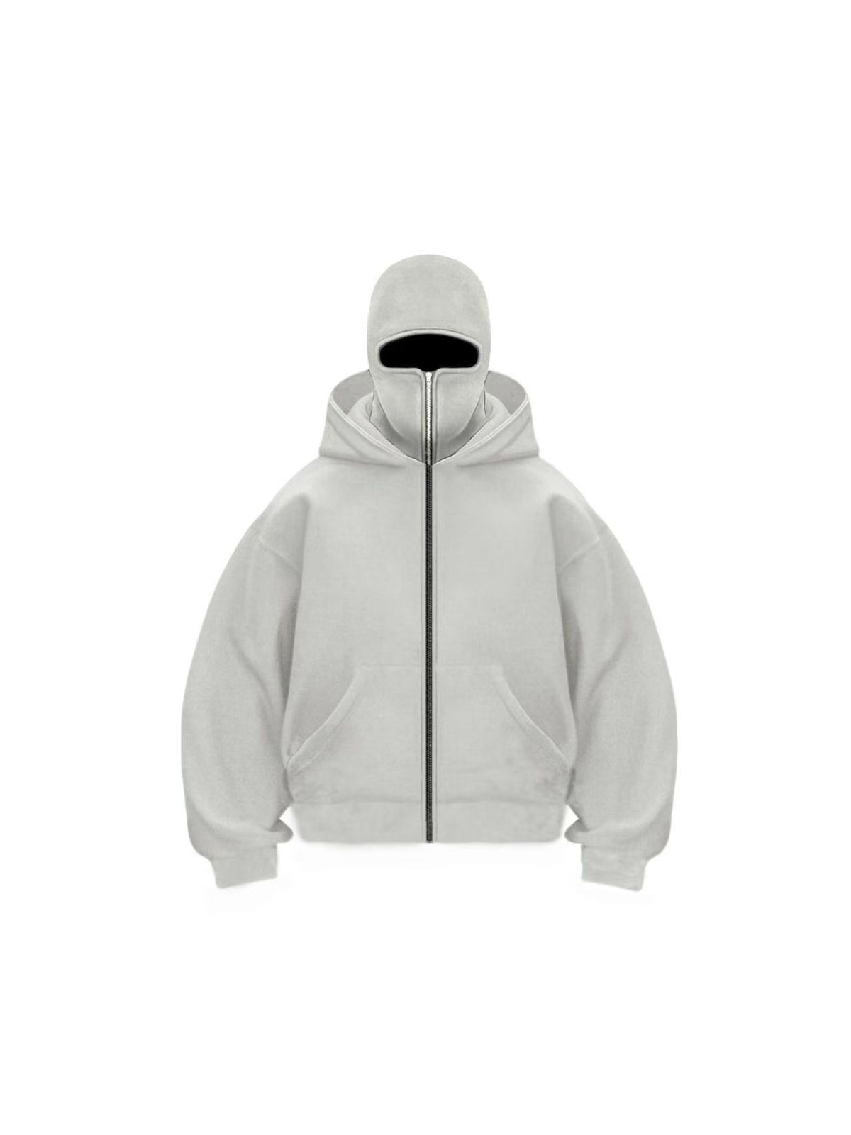 Women's 2-in-1 Double-Hood Zip-Up Hoodie – Oversized Streetwear Jacket