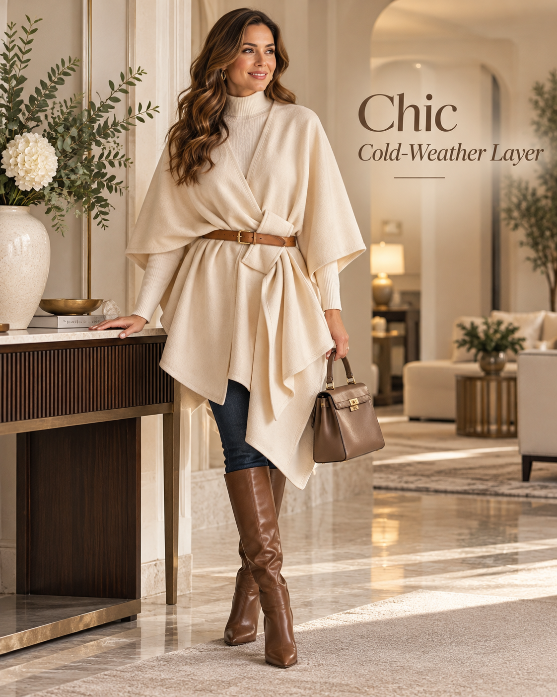 The Fleece Drape Shawl