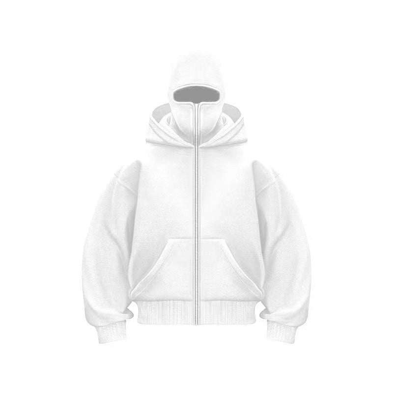 Women's 2-in-1 Double-Hood Zip-Up Hoodie – Oversized Streetwear Jacket