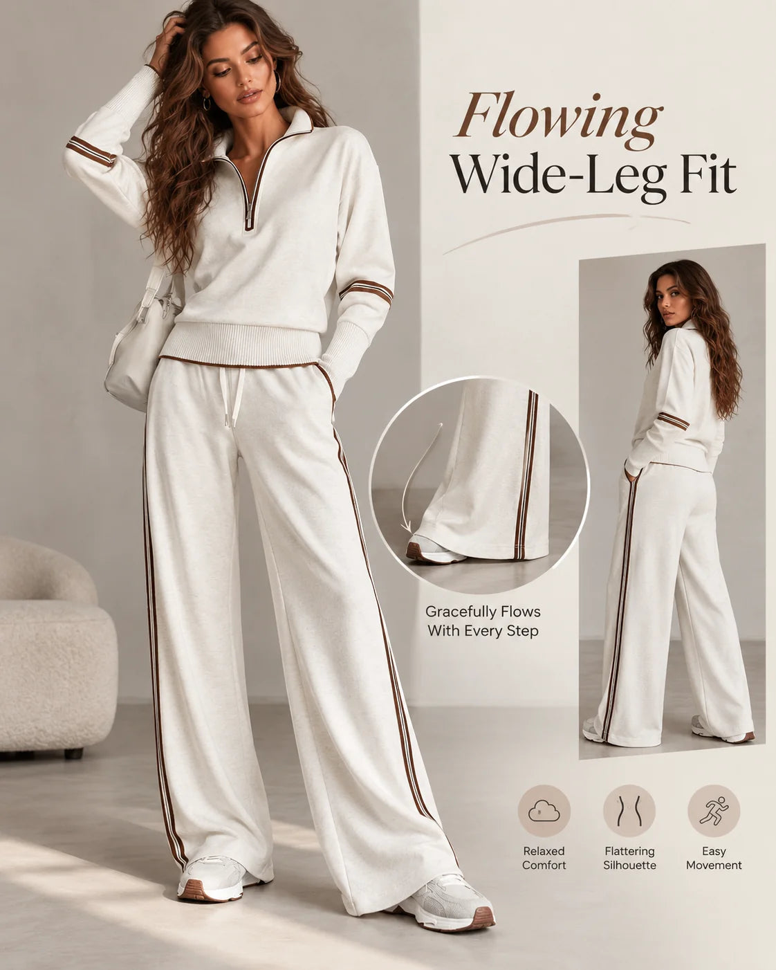 Flowing Wide-Leg Fit detail