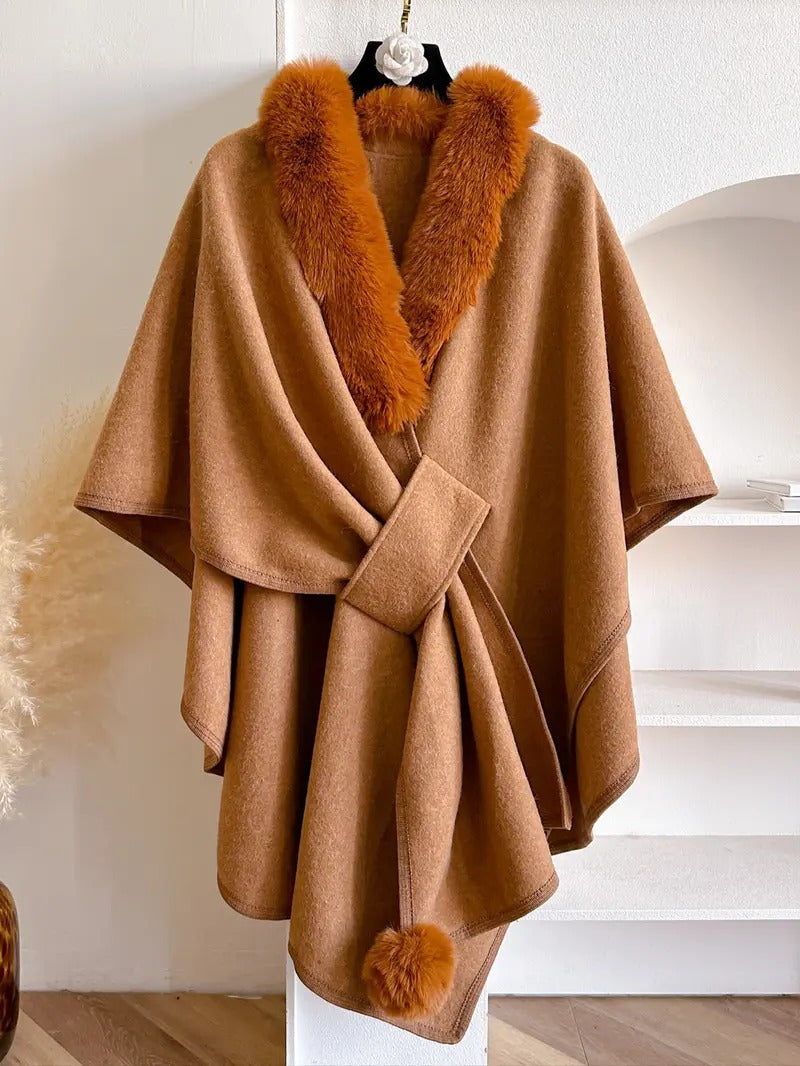 The Fleece Drape Shawl