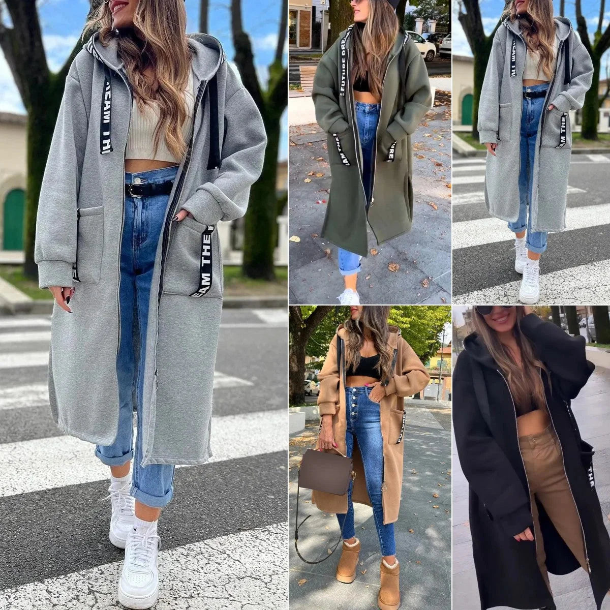 💃Oversized Hooded Sweatshirt Coat for Women