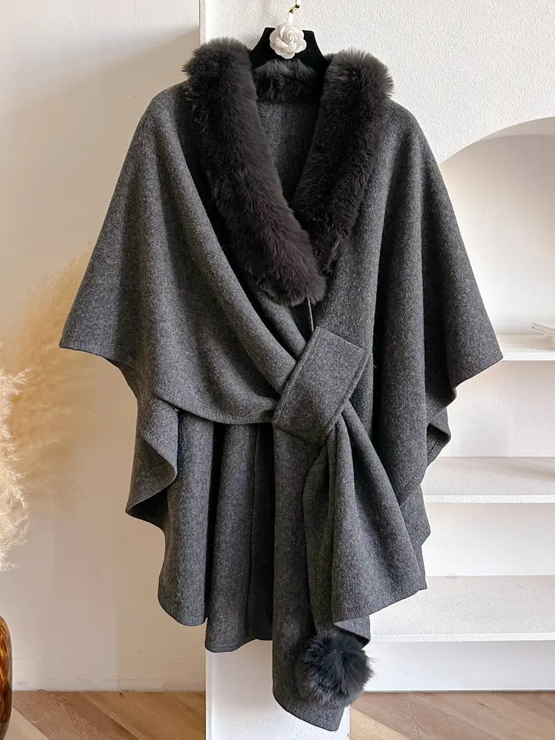 The Fleece Drape Shawl
