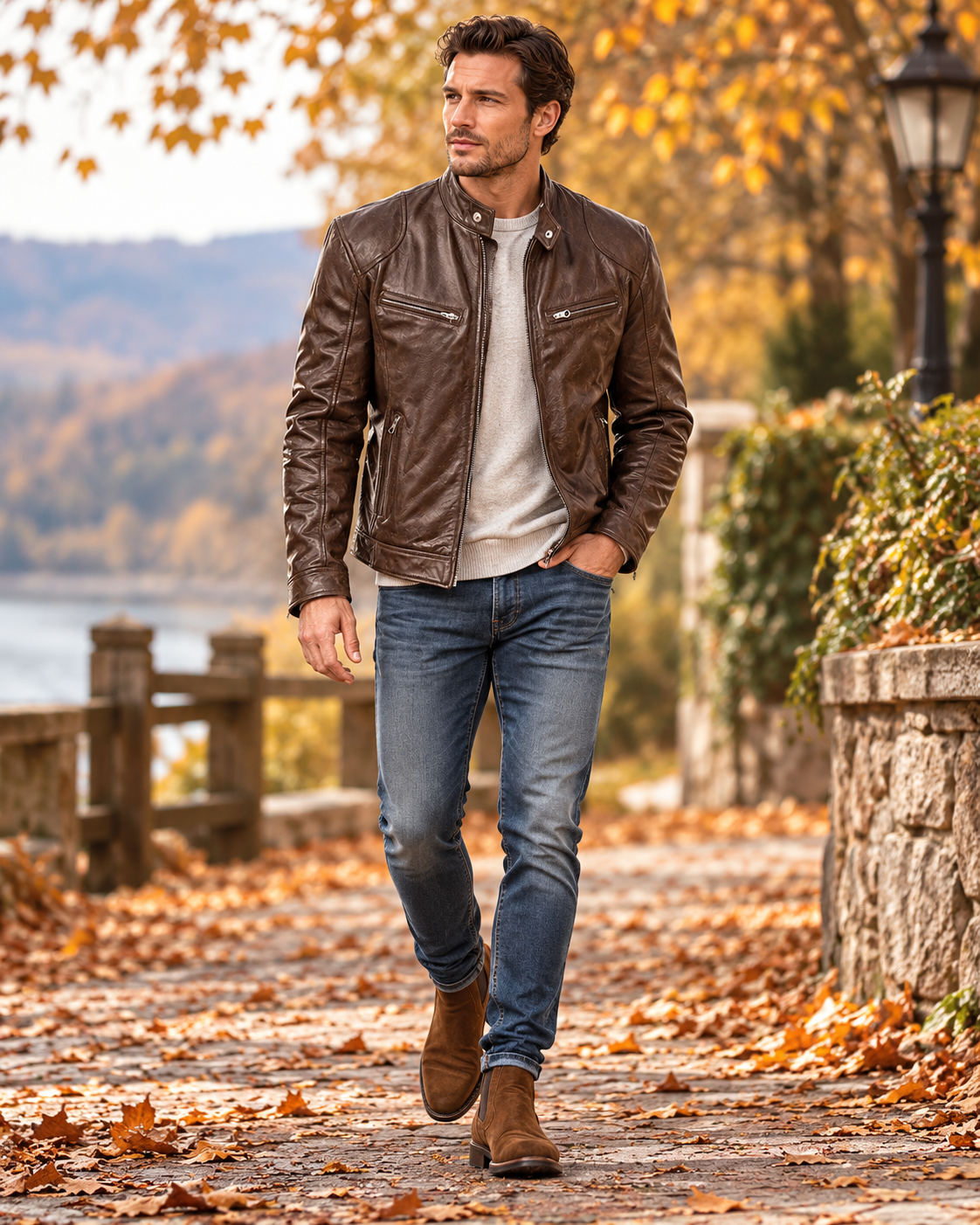 Men’s Classic Stand Collar Jacket🔥