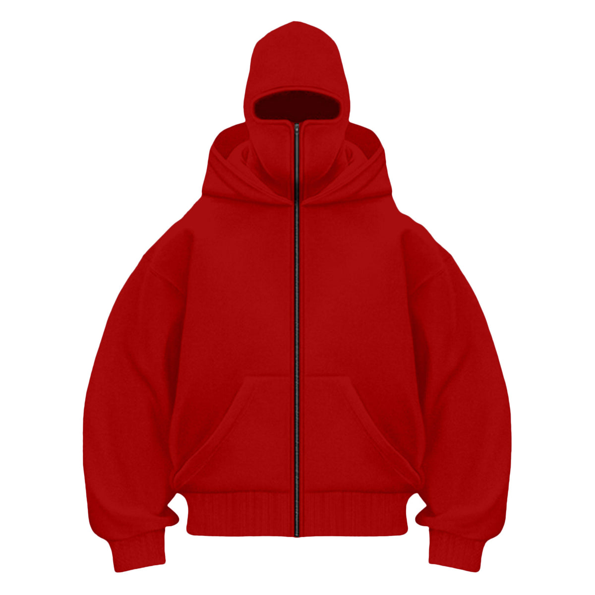 Women's 2-in-1 Double-Hood Zip-Up Hoodie – Oversized Streetwear Jacket