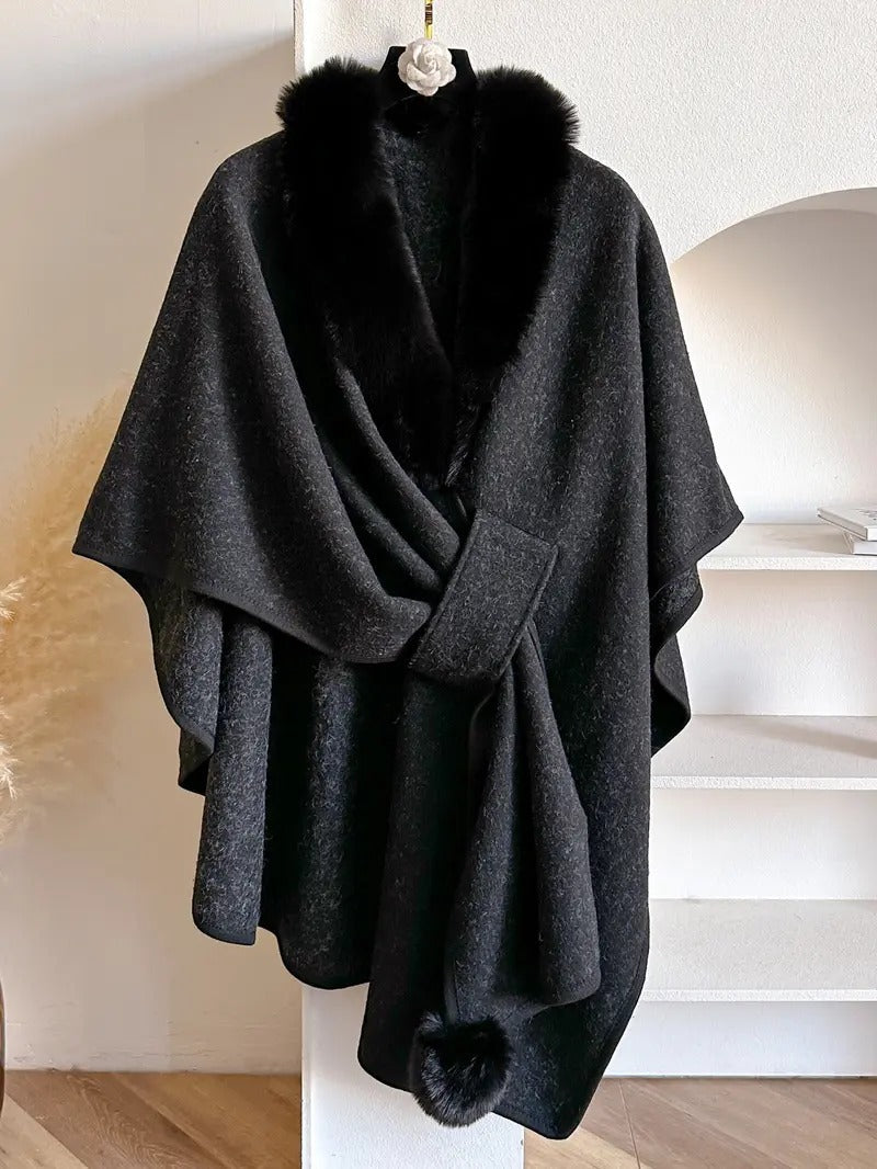 The Fleece Drape Shawl