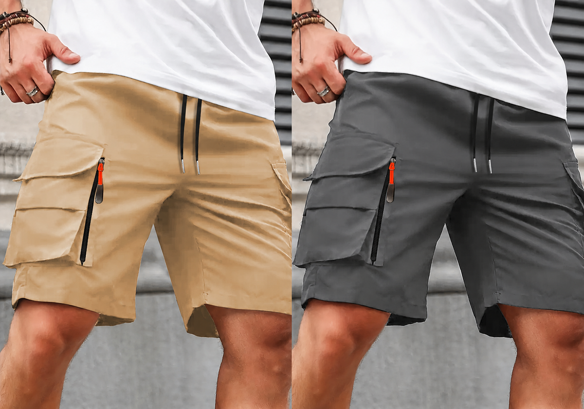 Men’s Cargo Shorts 2-Pack